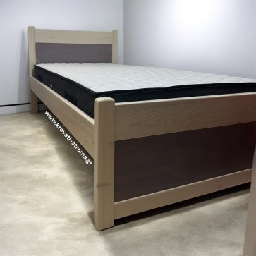 Κρεβάτι ξύλο μασίφ σουηδικό-πεύκο σε πολλά χρώματα για παιδικό δωμάτιο κομπλέ με τάβλες και στρώμα σε προσφορά