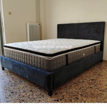 Κρεβάτι για στρώμα διπλό 150χ200 υφασμάτινο σε τιμή προσφοράς Κρεβάτι για στρώμα διπλό 150χ200 υφασμάτινο σε τιμή προσφοράς