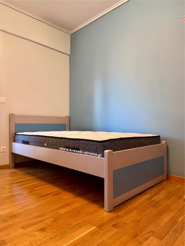 Κρεβάτι από ξύλο οξιάς σε όλα τα χρώματα και διαστάσεις 