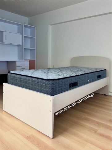 Κρεβάτι μοριοσανίδα για στρώμα 90χ190 μονά σε διάφορα χρώματα 