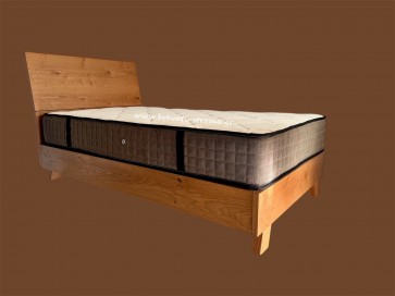 Κρεβάτι ημίδιπλο με μασίφ πόδια και mdf ακατέργαστο δρυς ξύλο σε minimal μοντέρνα γραμμή Κρεβάτι ημίδιπλο με μασίφ πόδια και mdf ακατέργαστο δρυς ξύλο σε minimal μοντέρνα γραμμή