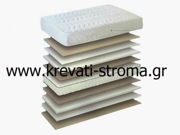 Στρώμα 110χ200 ή 110χ190 ημίδιπλο ανατομικό pocket springs (ανεξάρτητα ξεχωριστά ελατήρια),26 πόντους ύψος,παράγεται σε κάθε μήκος κ πλάτος