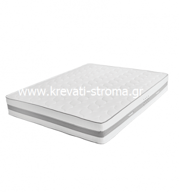 Στρώμα latex sand αμέταλλο χωρίς ελατήρια με πυρήνα foam και πάνω και κάτω στρώσεις φυσικού latex σε διάσταση μονού κρεβατιού