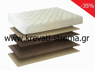 Στρώμα απλό μονό 090x190 ή 090x200 με ελατήρια συνδεδεμένα bonnel σε τιμή οικονομική-φθηνή προσφοράς.ετοιμοπαράδοτο-άμεση παραλαβή