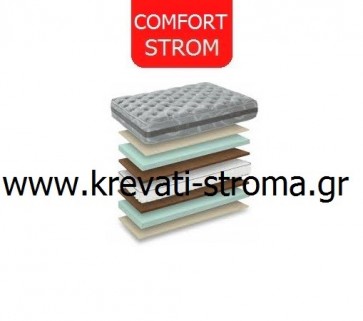 Στρώμα comfort strom melagnia με ελατήρια Bonnel 090x190 ή 090x200.Δωρεάν μεταφορά,επίστρωμα και μαξιλάρι