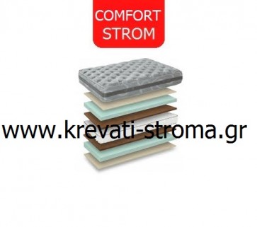 Στρώμα comfort strom sono μνήμης με memory foam για διάσταση 090χ190 ή 090χ200