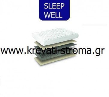 Στρώμα sleep well prime για διπλό κρεβάτι,έως 150 πόντους φαρδος.ΕΤΟΙΜΟΠΑΡΑΔΟΤΟ-ΑΜΕΣΗ ΠΑΡΑΛΑΒΗ