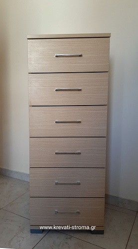 Συρταριέρα στενή 45 πόντους φάρδος 115 ύψος σε εφτά χρώματα