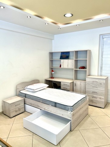 Ξύλινο δωμάτιο κομπλέ σετ με κρεβάτι ,γραφείο , συρταριέρα ,κομοδίνο για εφήβους   Ξύλινο δωμάτιο κομπλέ σετ με κρεβάτι ,γραφείο , συρταριέρα ,κομοδίνο για εφήβους