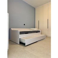 Εφηβικό κρεβάτι που χρησιμοποείται και σαν καναπές για στρώμα 90χ190