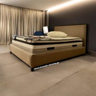 Κρεβάτι ντυμένο-διπλή ντυτή κρεβατοκάμαρα με ύφασμα σε πολλά χρώματα όπως γκρι,καφέ,μπεζ,μπλε κ.α. σε τιμή οικονομική προσφοράς