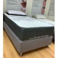 Στρώμα μονό 0.90 φάρδος μέτριας σκληρότητας , παχύ 26 πόντους ύψος , οικονομικό