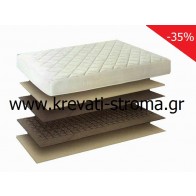 Στρώμα απλό μονό 090x190 ή 090x200 με ελατήρια συνδεδεμένα bonnel σε τιμή οικονομική-φθηνή προσφοράς.ετοιμοπαράδοτο-άμεση παραλαβή