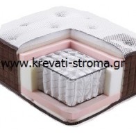 Στρώμα linea strom exclusive μηδενικής σκληρότητας διπλό με visco,σε διάσταση 150χ200,σε τιμές προσφοράς & δώρο 2 μαξιλάρια πλενόμενα.