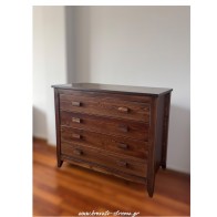 Συρταριέρα μασίφ ξύλο με ποδαράκια κατάλληλη για παιδικό δωμάτιο,νησιά,εξοχικές κατοικίες σε διάφορα χρώματα