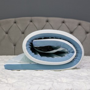 Ανώστρωμα memory foam 90χ190 με λάστιχο και πλενόμενο κάλυμμα 