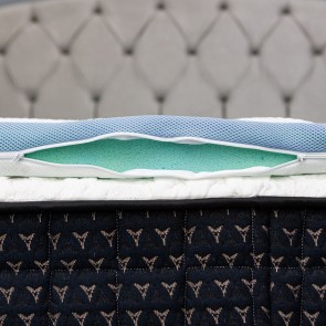 Ανώστρωμα memory foam 140χ190 με λάστιχο και πλενόμενο κάλυμμα