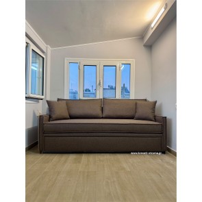 Kαναπές τριθέσιος για μικρούς χώρους και στρώματα ελατηρίων ύπνου 