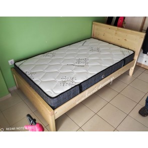 Κρεβάτι σε διάσταση 120χ200 εφηβικό-παιδικό μασίφ ξύλο σε χρώματα και για αγόρια αλλά και για κορίτσια