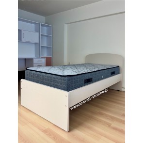 Κρεβάτι μοριοσανίδα για στρώμα 90χ190 μονά σε διάφορα χρώματα 