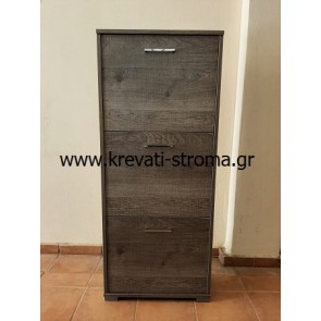 Παπουτσοθήκη ξύλινη πτυσσόμενη στενή για πίσω από πόρτες σε διάφορες διαστάσεις σε ύψος και φάρδος