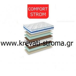 Στρώμα με συνδεδεμένα ελατήρια comfort strom sky μονό μέχρι 90 πόντους