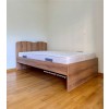 Κρεβάτι οικονομικό από μοριοσανίδα για στρώμα 90χ190 μονό με δυνατότητα αποθηκευτικών συρταριών